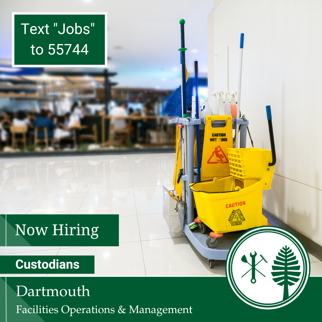 Dartmouth Facilities Facebook ad: Build a Stable Future with Great Pay, Benefits…