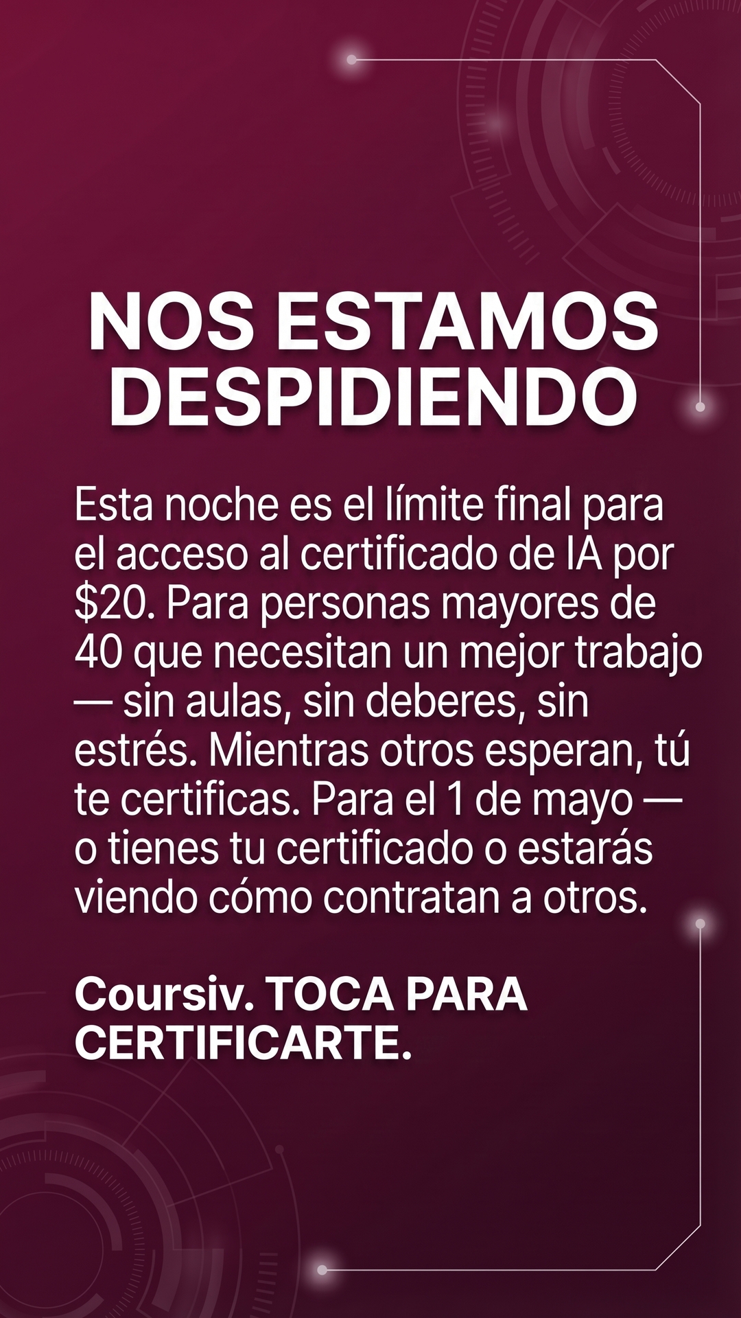 Coursiv Facebook ad