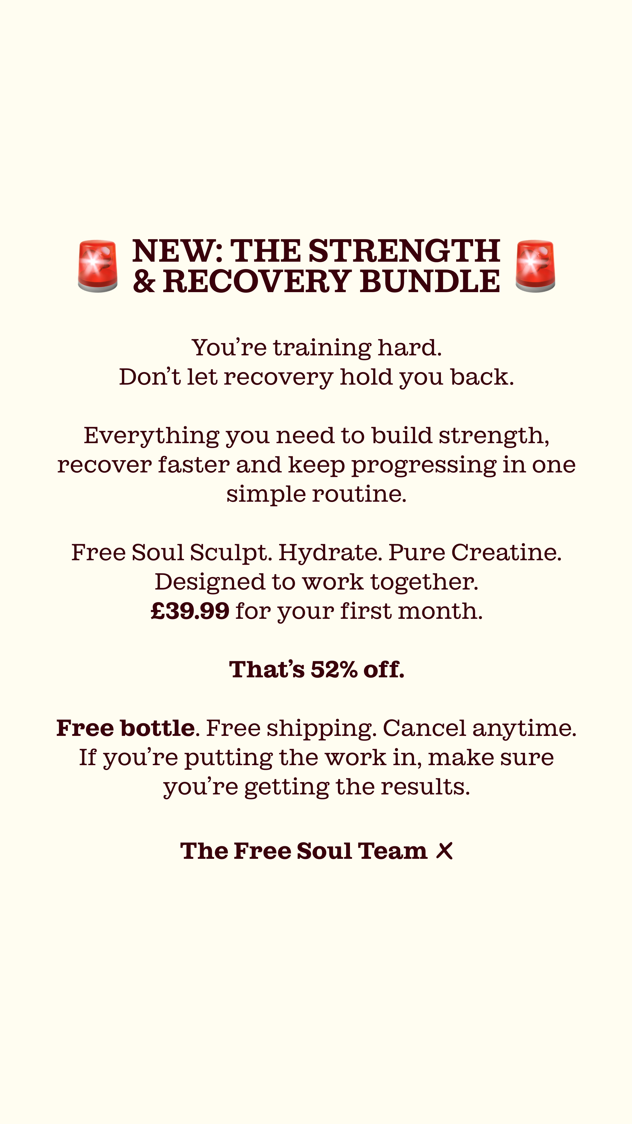 Free Soul Facebook ad
