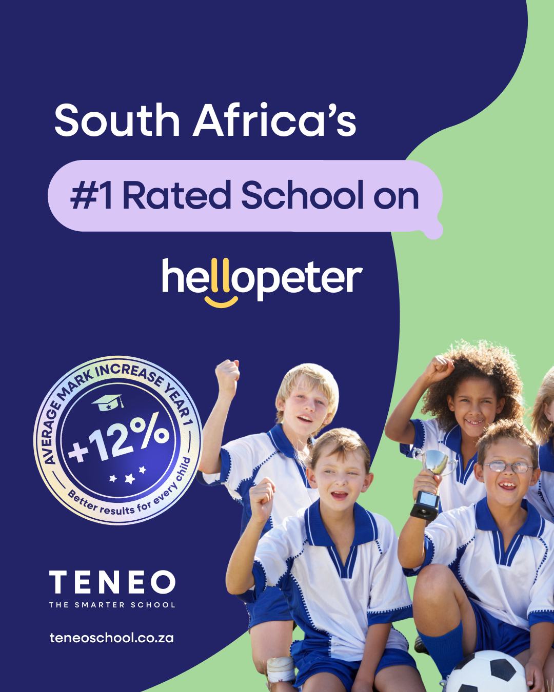 Teneo Online School - SA’s #1 School Facebook ad