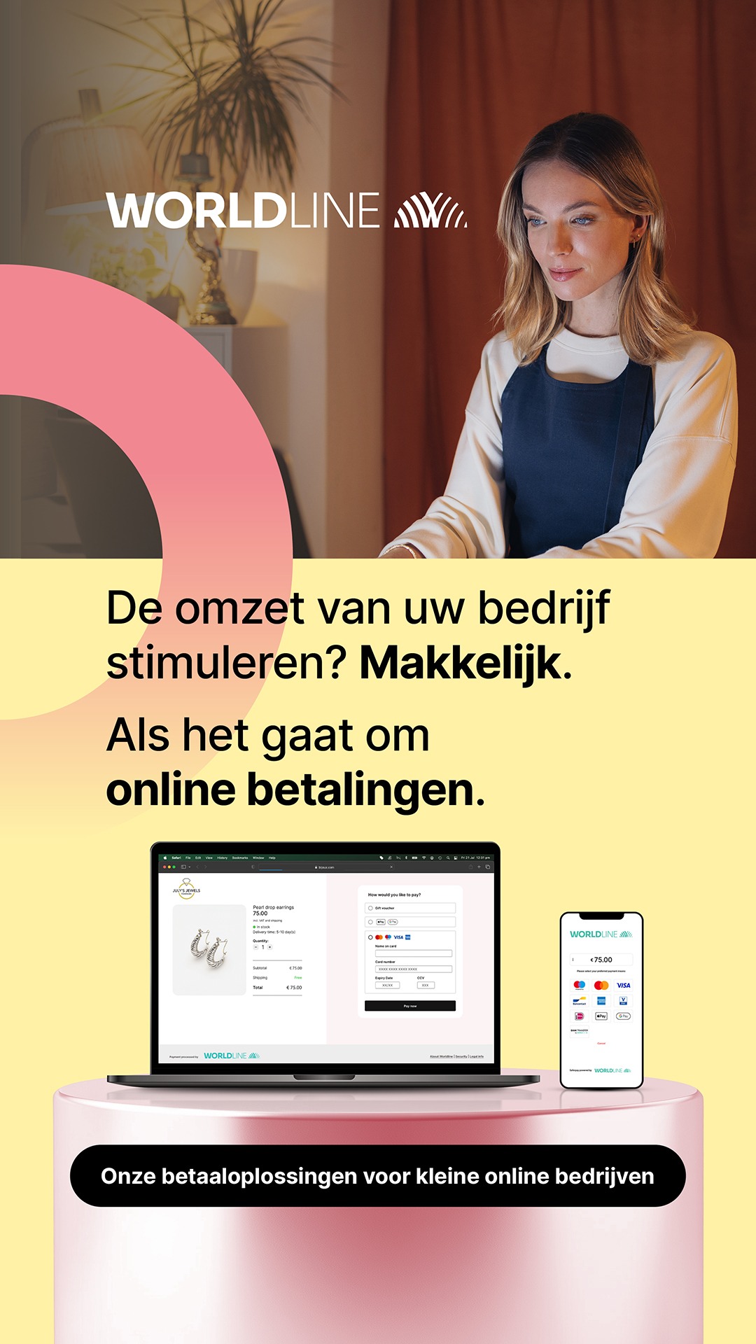Worldline België Business Facebook ad