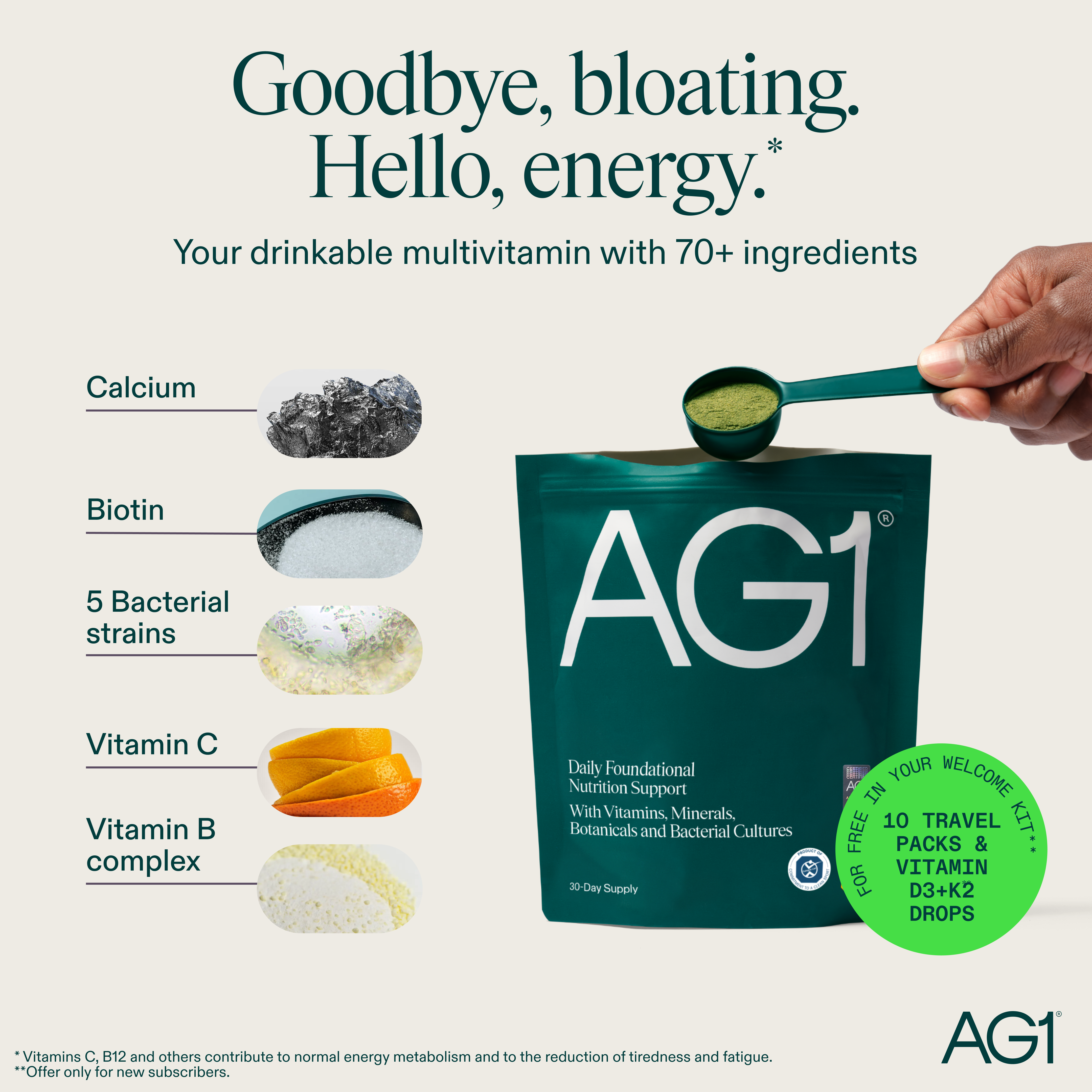 AG1 by Athletic Greens Facebook ad