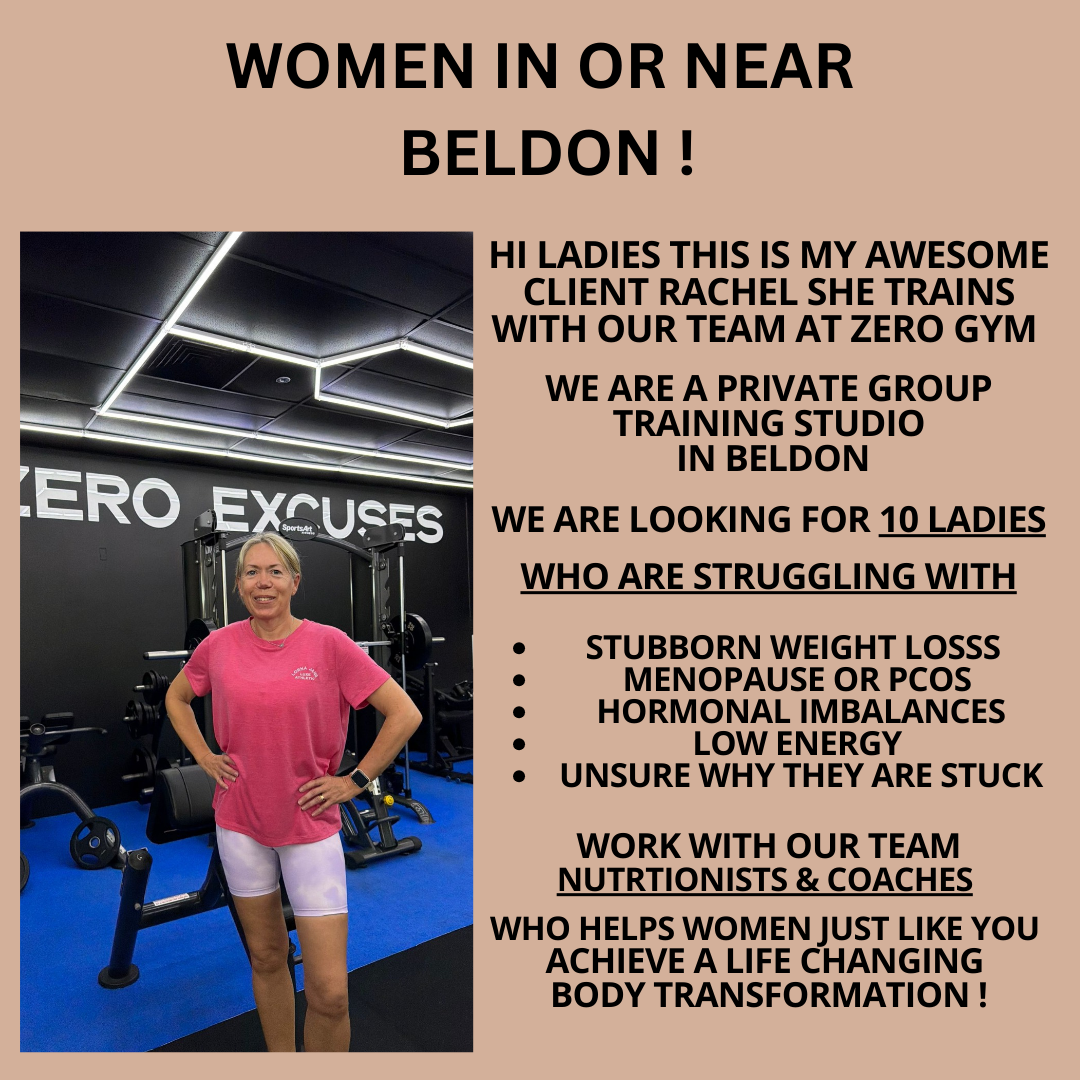Zero Gym Facebook ad: Womens 8 Week Challenge