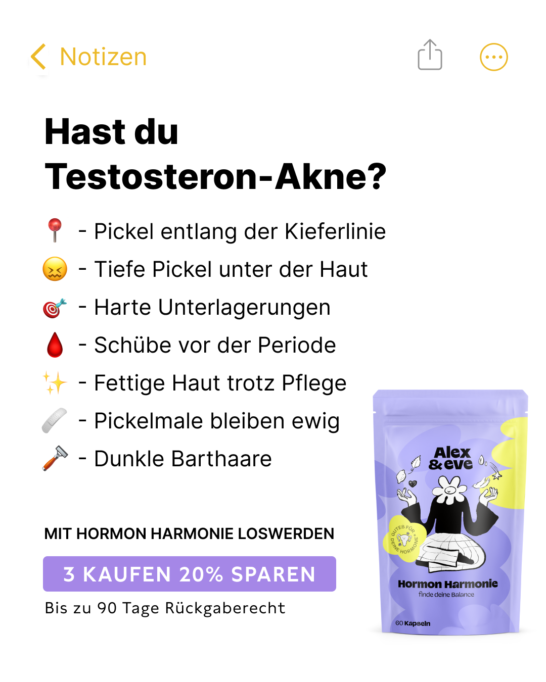 Alex&eve Facebook ad