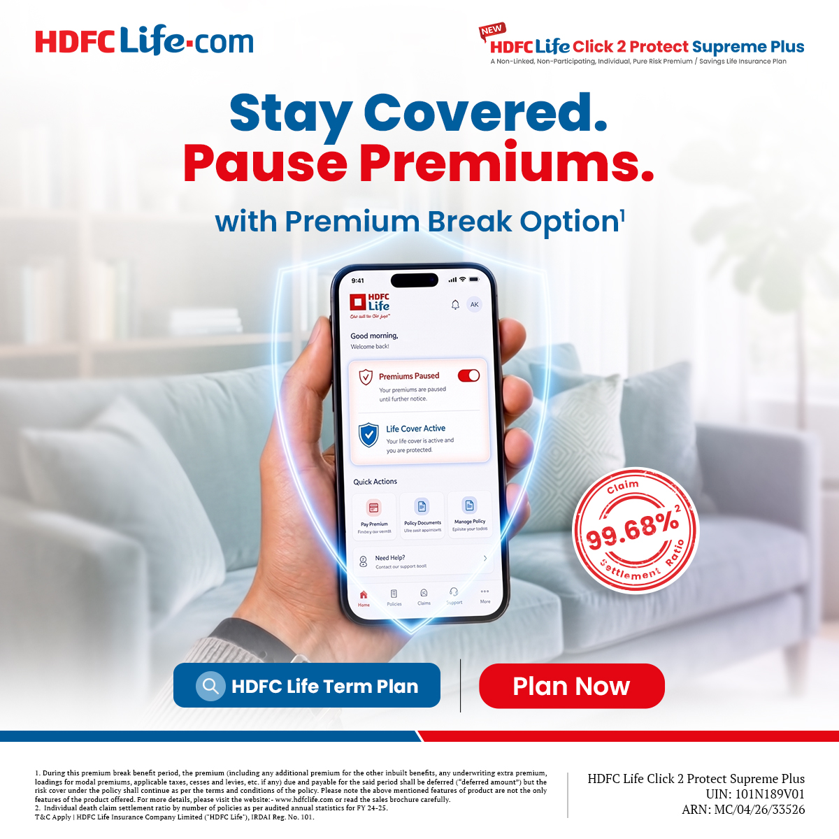 HDFC Life Facebook ad