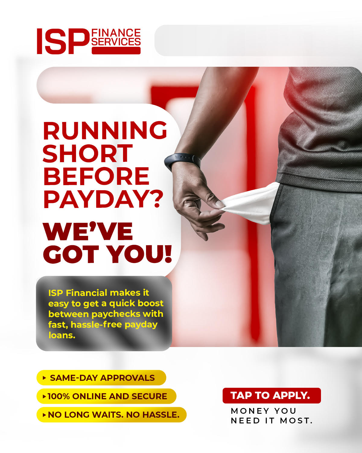 ISP Finance Services Facebook ad