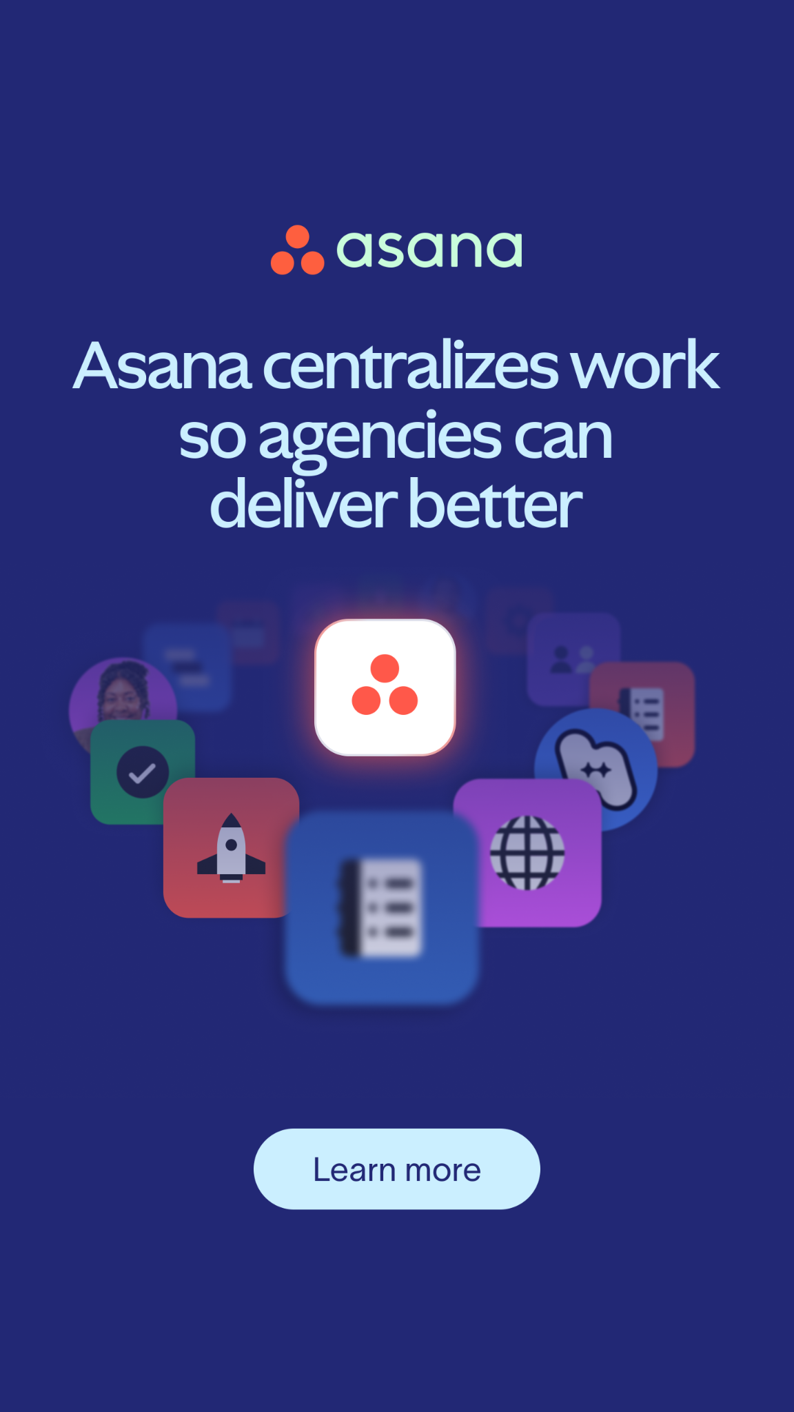 Asana Facebook ad