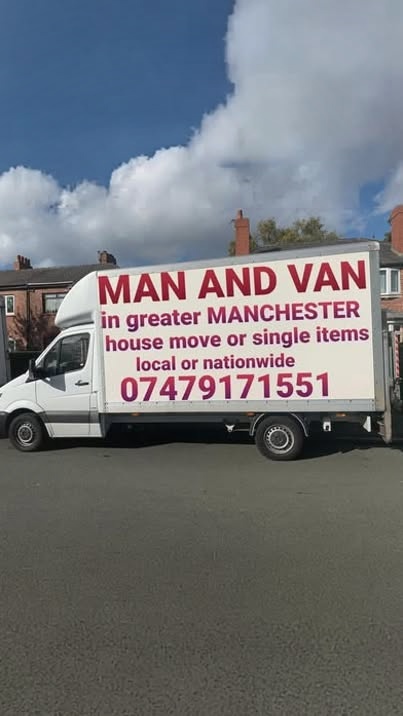 Adam and sons house removal Facebook ad: Man & van/ house removals
