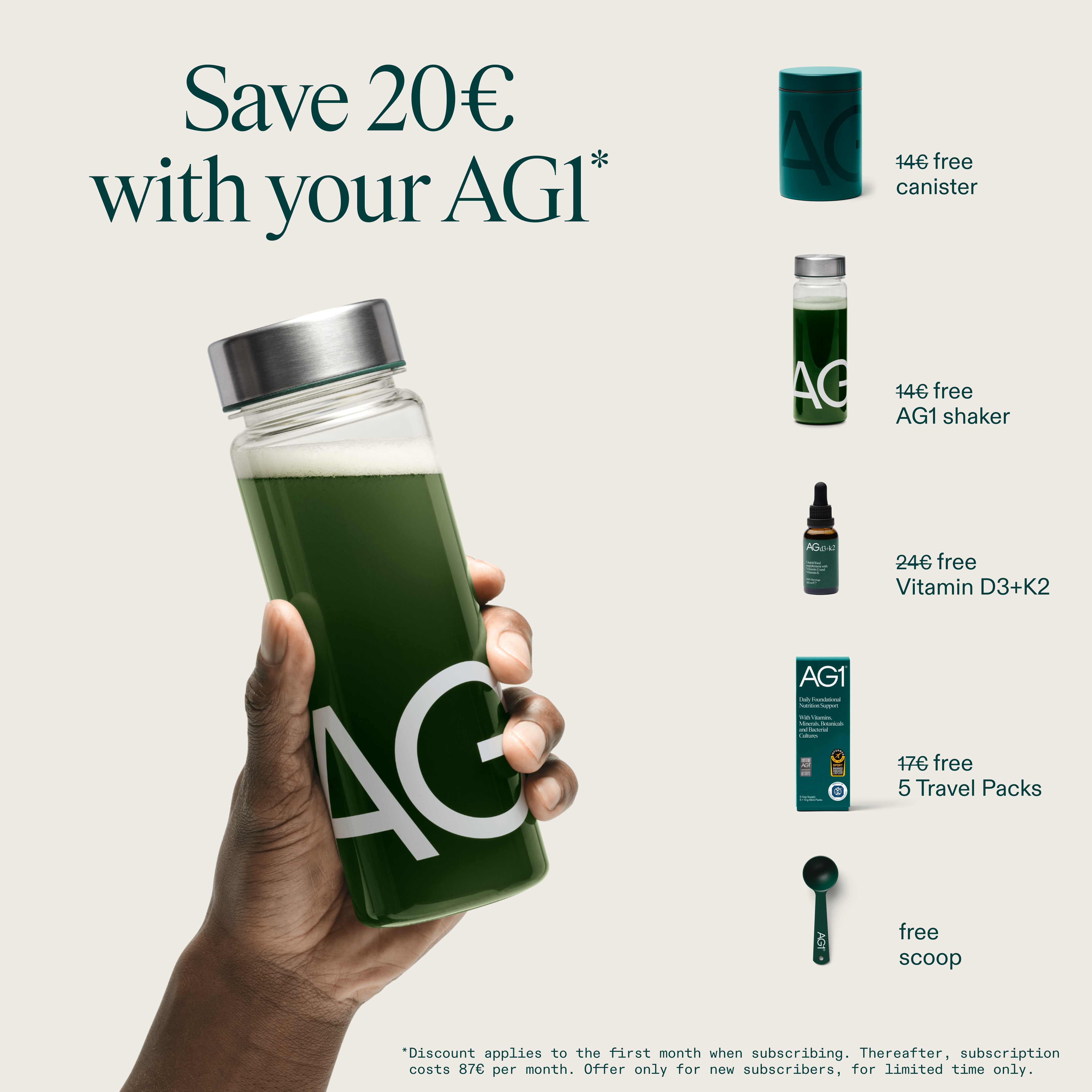 AG1 by Athletic Greens Facebook ad