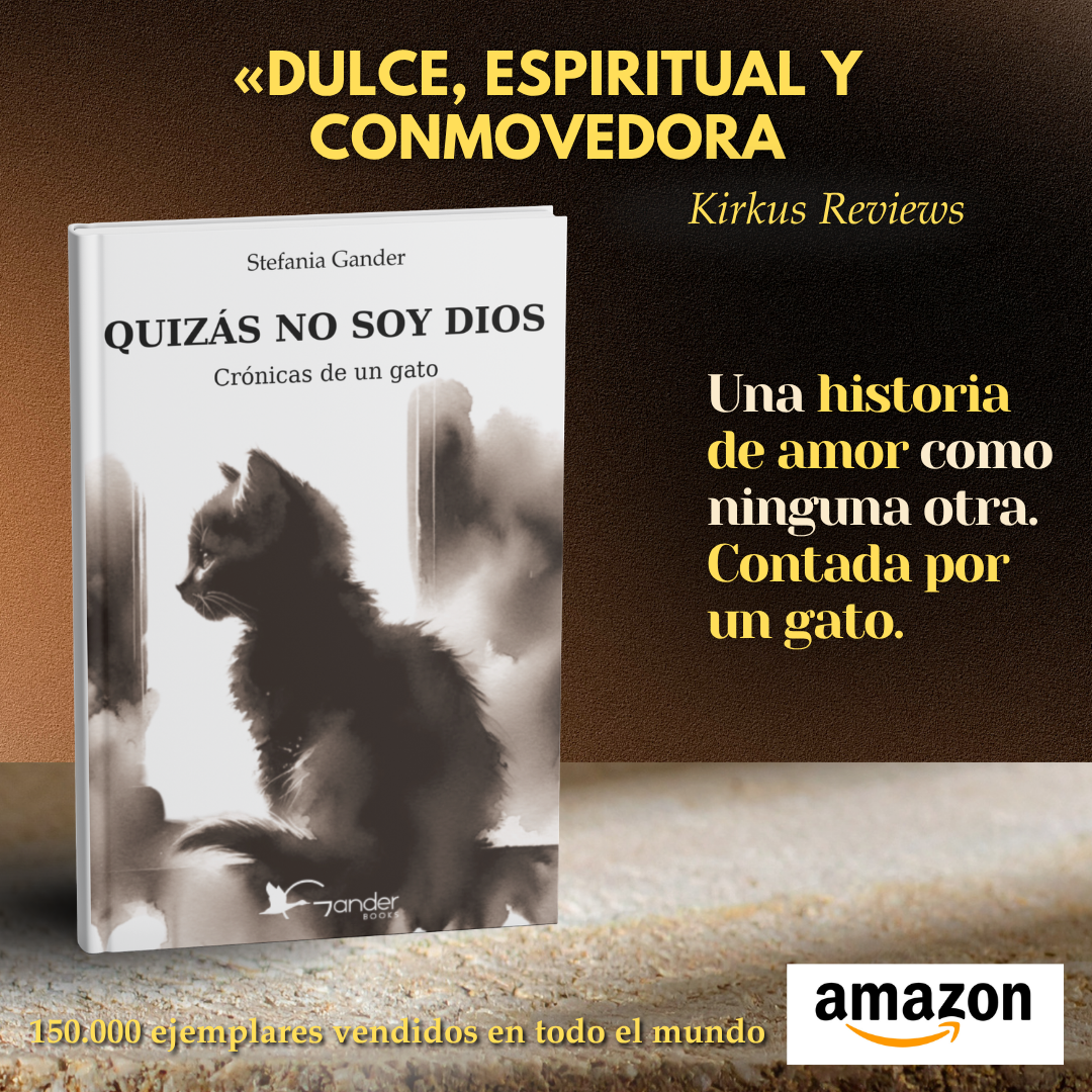 Gander Books Facebook ad: Quizás no soy Dios, Crónicas de un gato