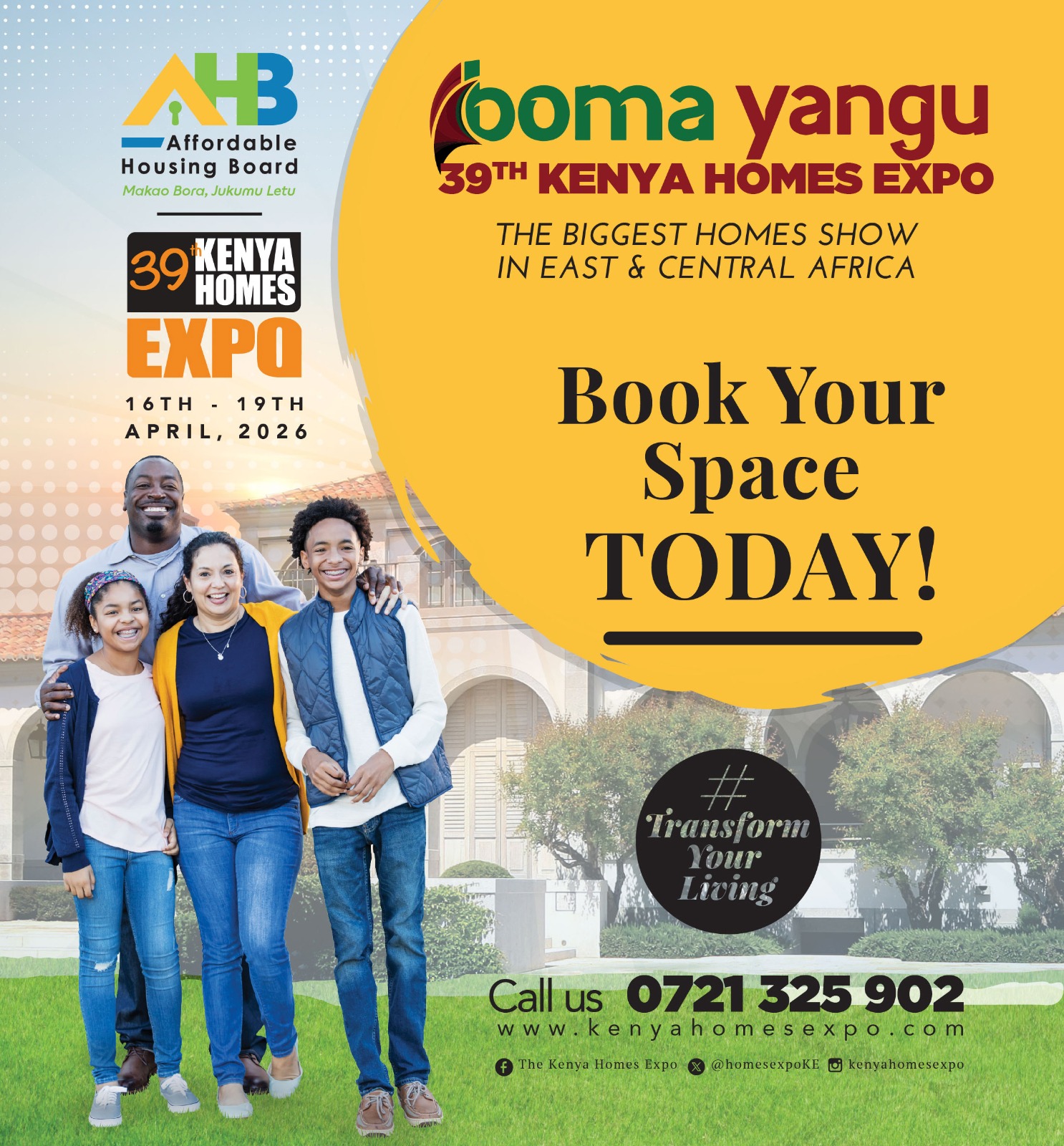 The Kenya Homes Expo Facebook ad