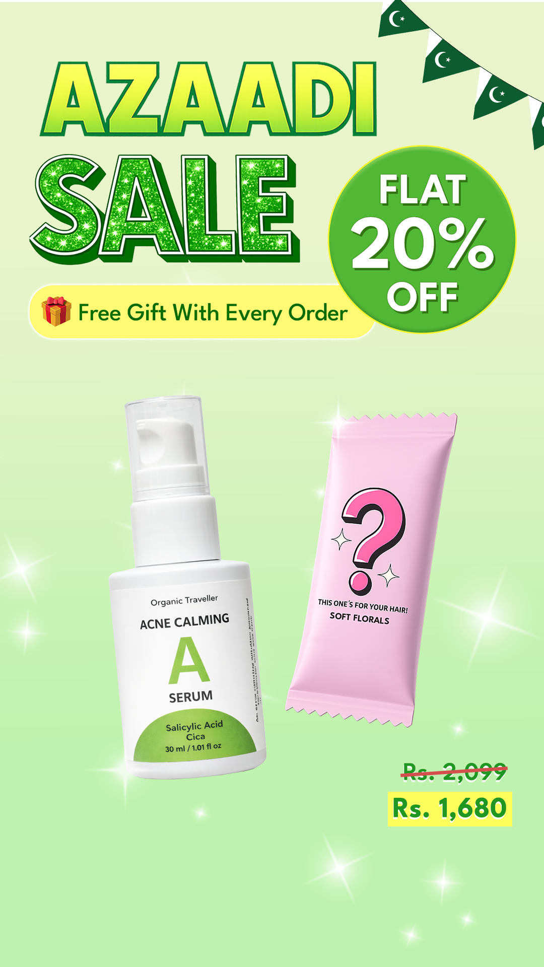 Organic Traveller - Skincare Facebook ad