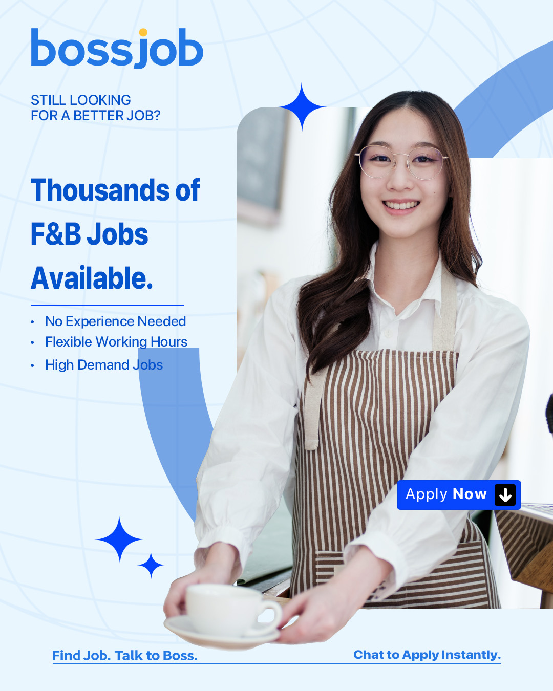 Bossjob Malaysia Facebook ad: bossjob: Chat & Job Search