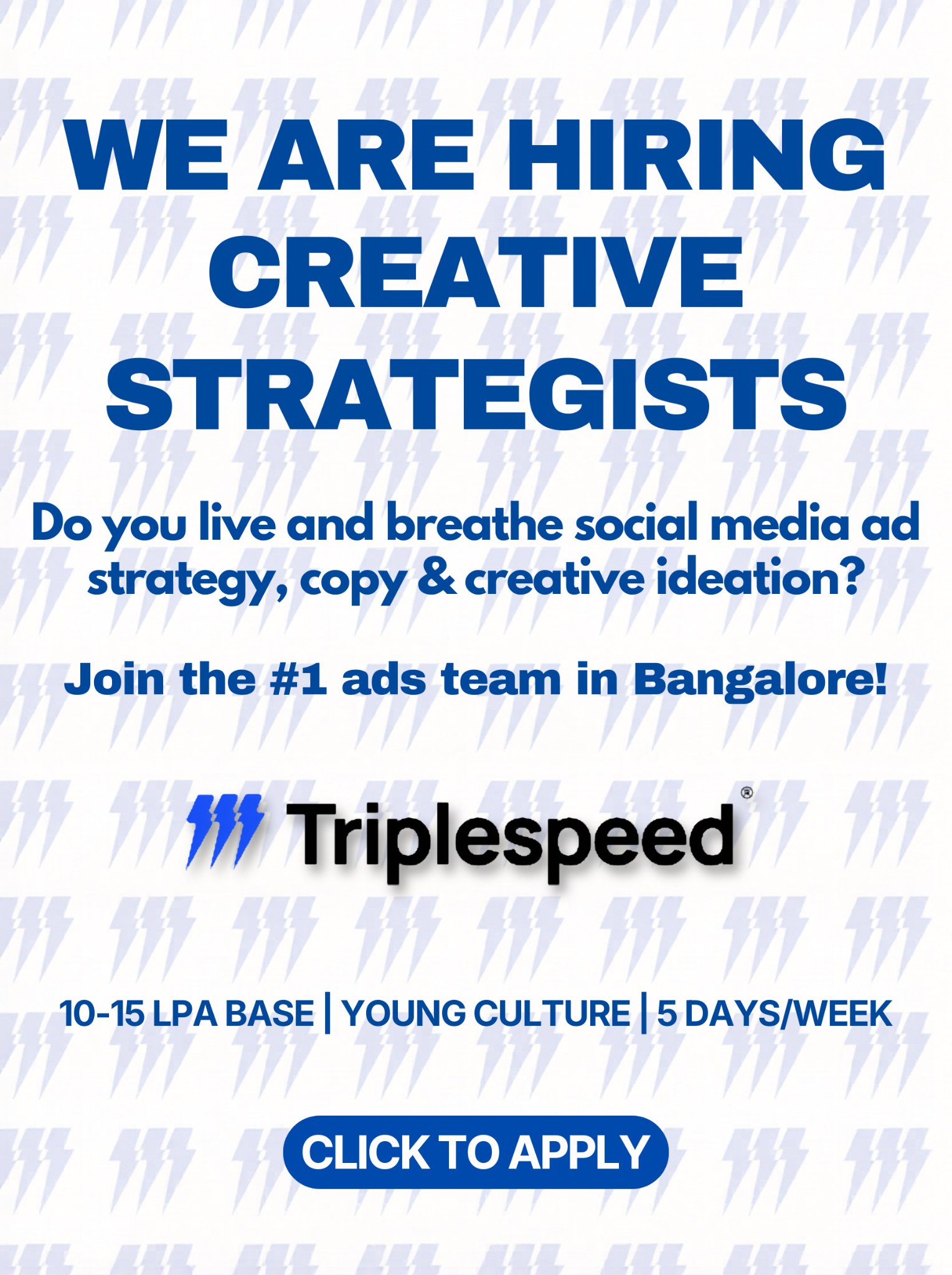 Triplespeed Facebook ad