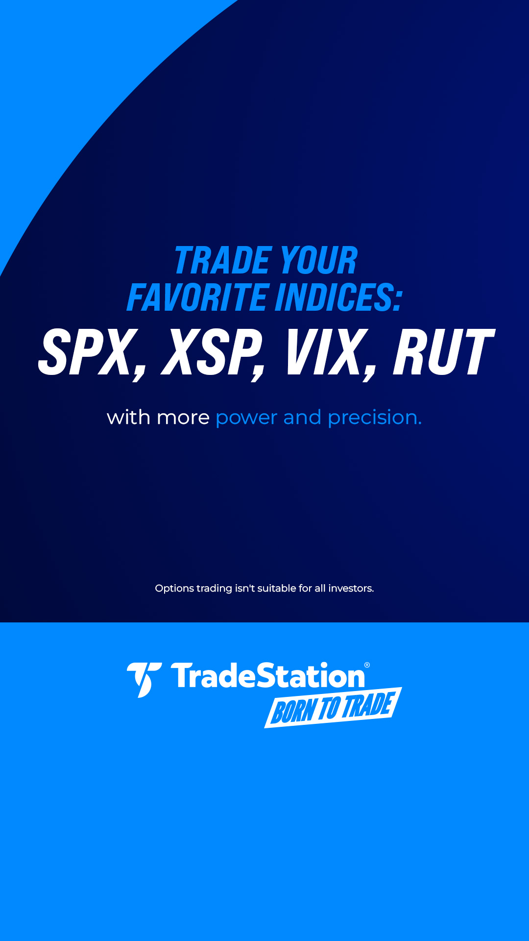 TradeStation Facebook ad