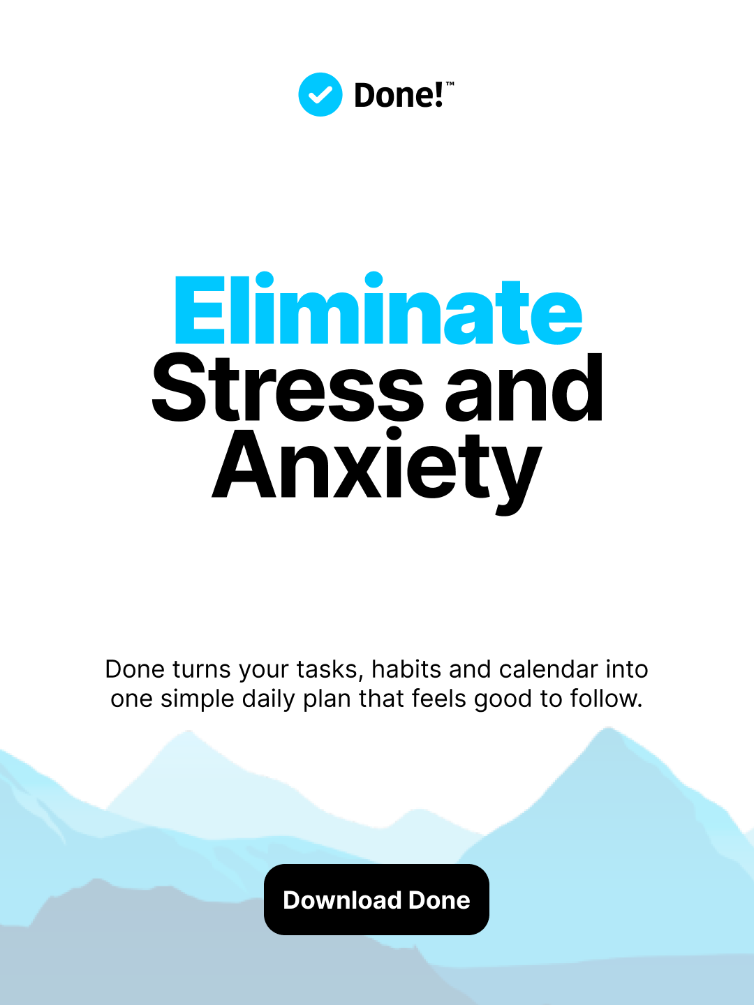 Done - Happy Productivity App Facebook ad from Jul 30, 2026