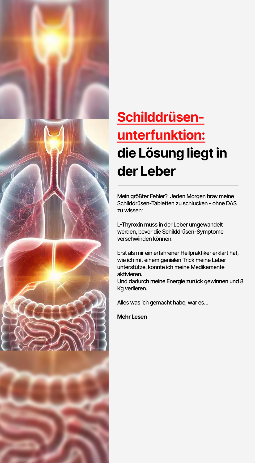 Mission Schilddrüse Facebook ad