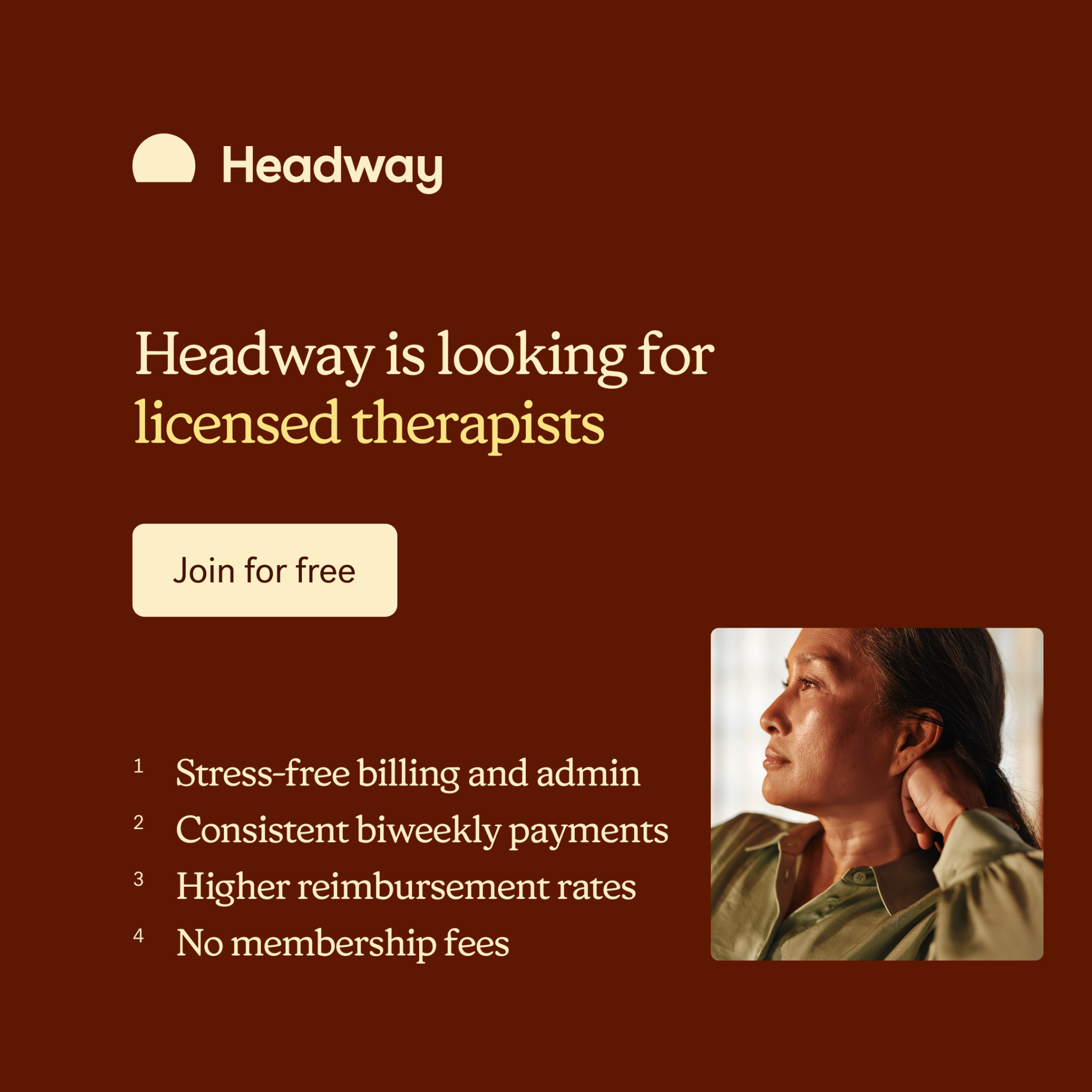 Headway Facebook ad