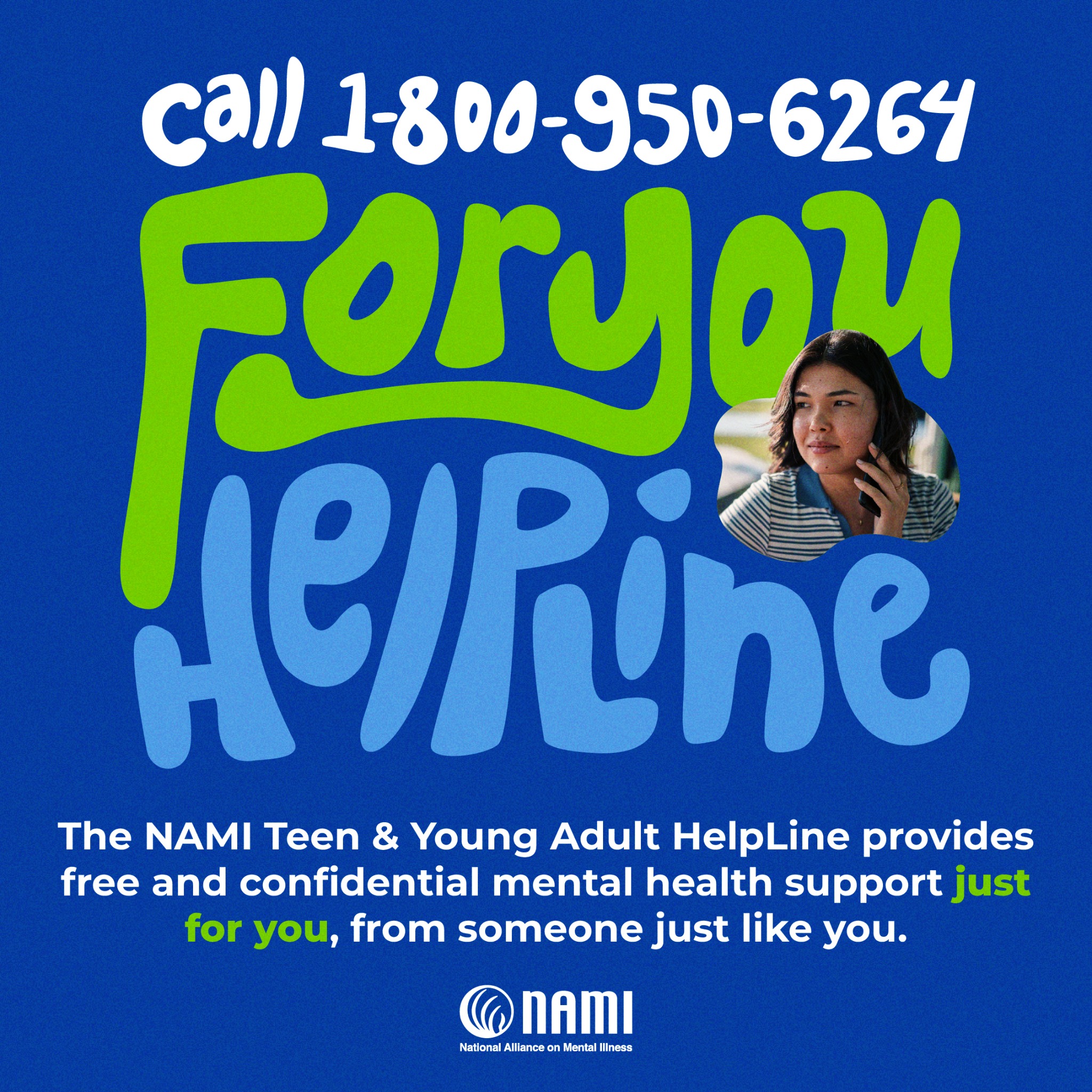 NAMI Facebook ad: Free mental health support