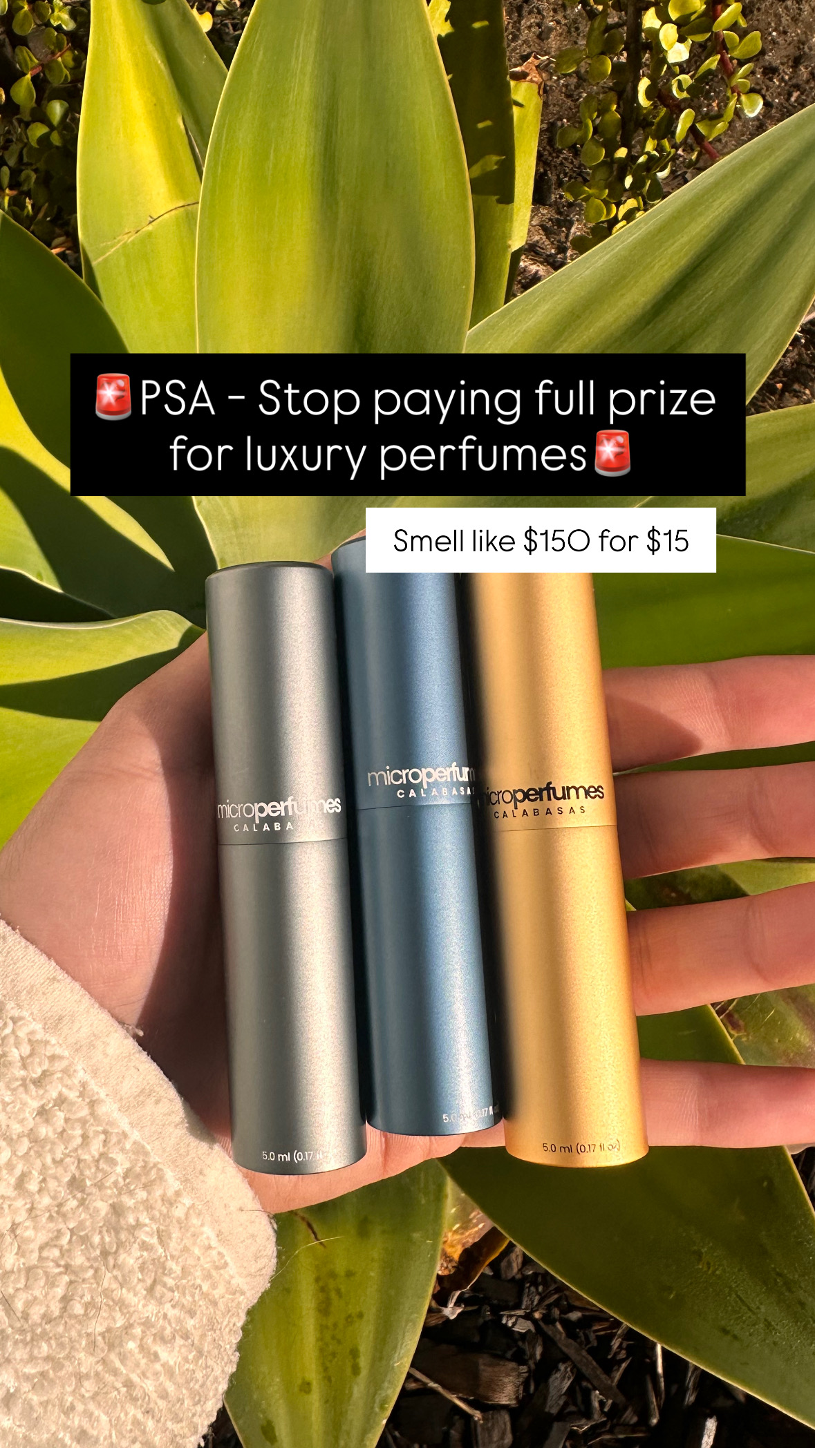 MicroPerfumes Facebook ad
