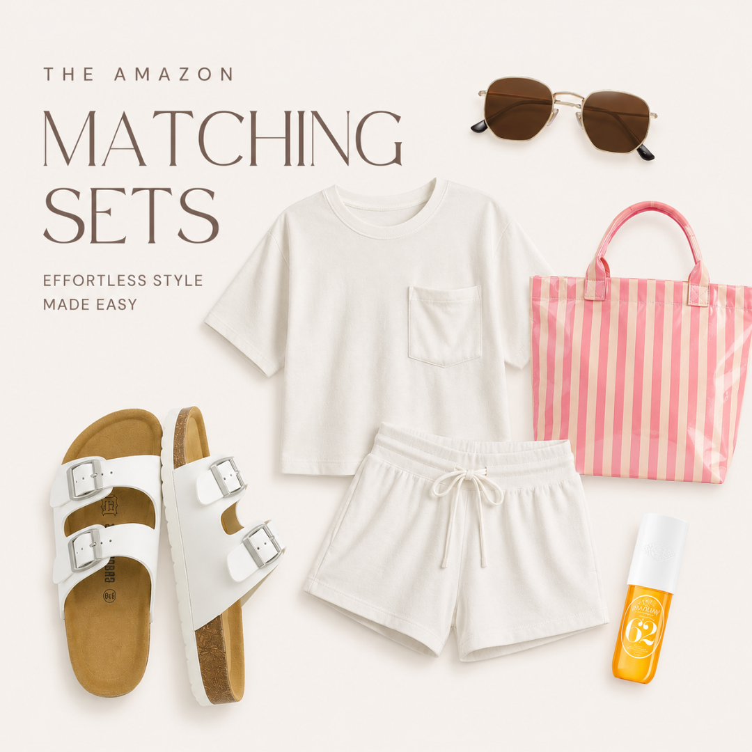 Byalainanicole_ Facebook ad: The Amazon matching sets making effortless style actually…