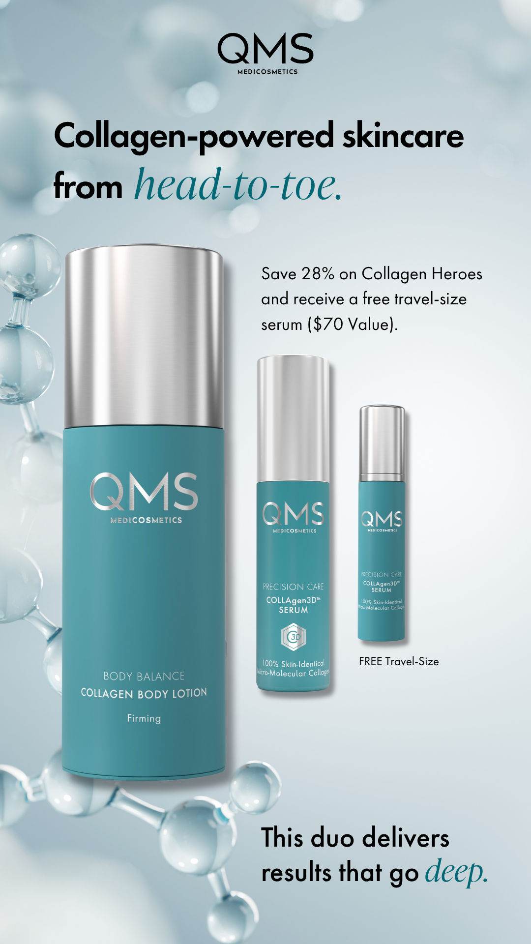 QMS Medicosmetics Facebook ad