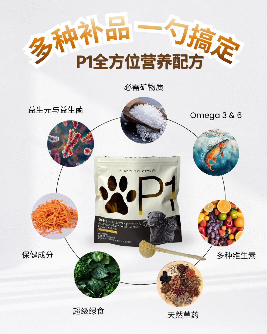 P1 - 猫狗全方位营养 Facebook ad