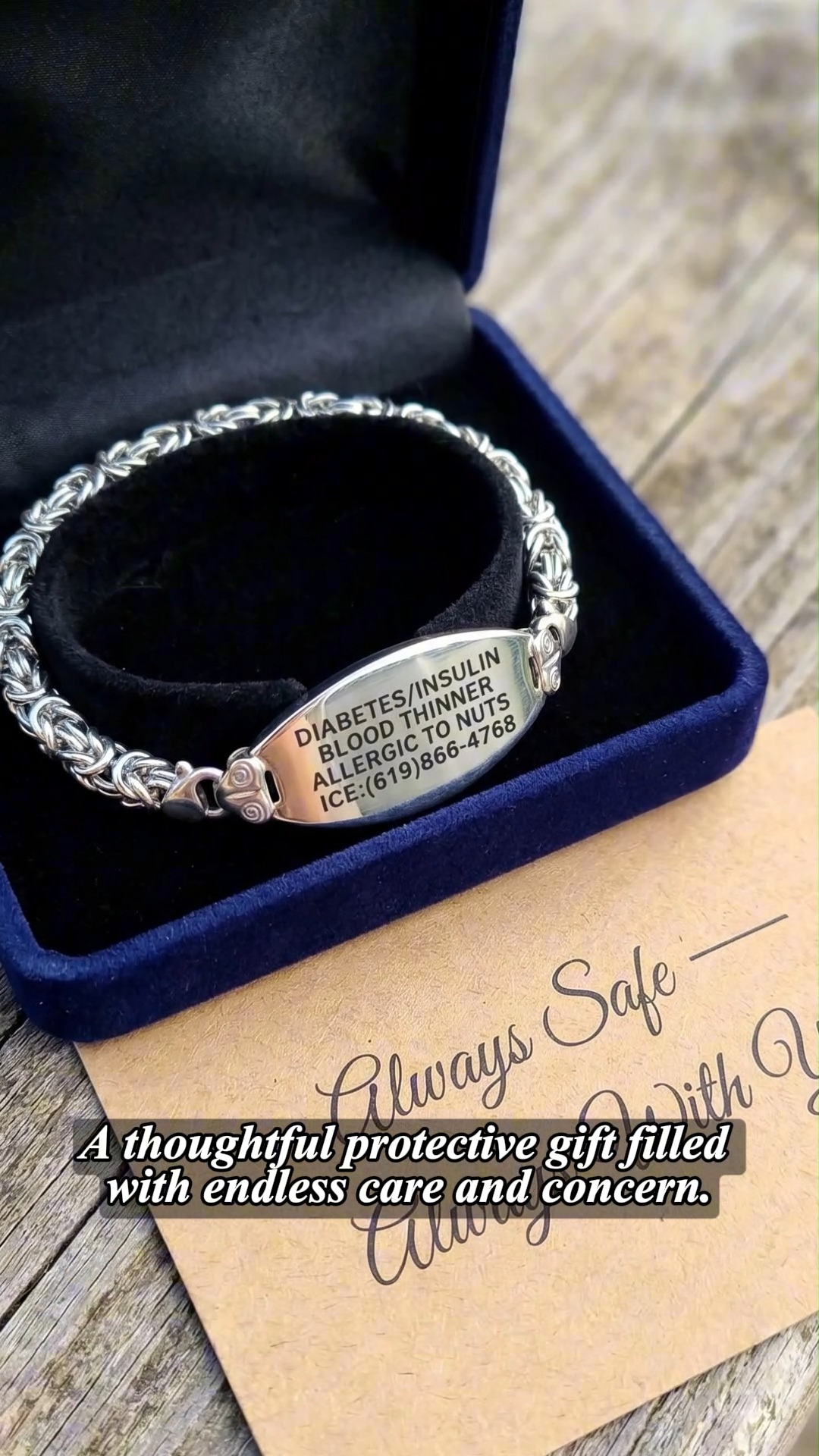 Sheown Facebook ad: Personalized Engraved Angel Wing Medical Alert ID…