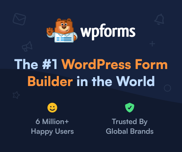 WPForms Facebook ad: Drag & Drop WordPress Form Builder
