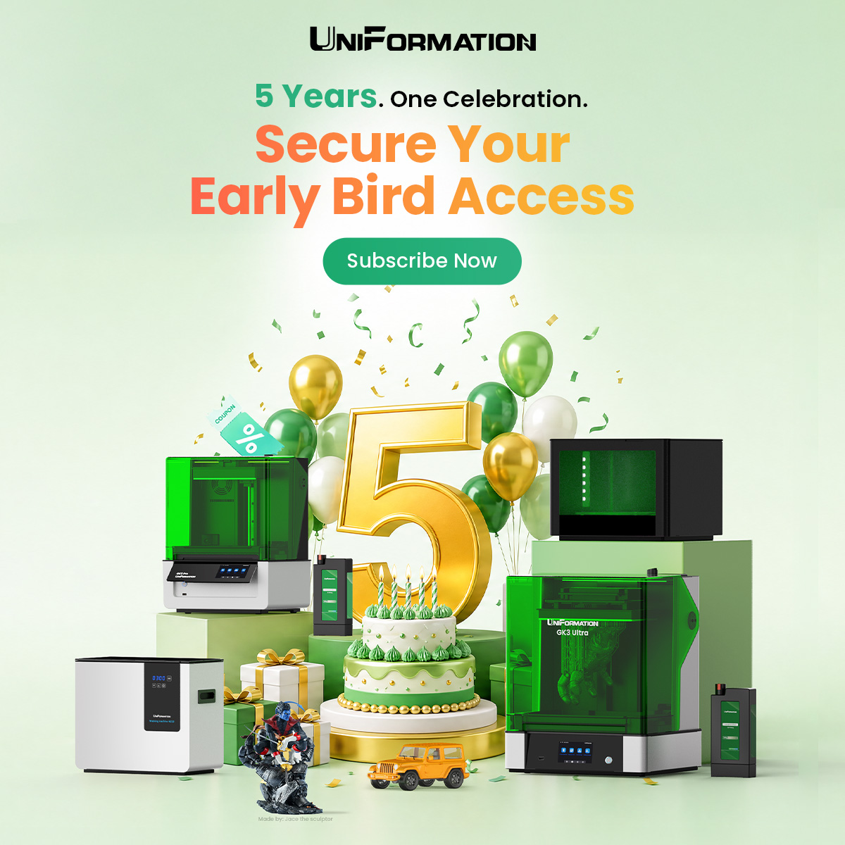Uniformation 3D Printer Facebook ad