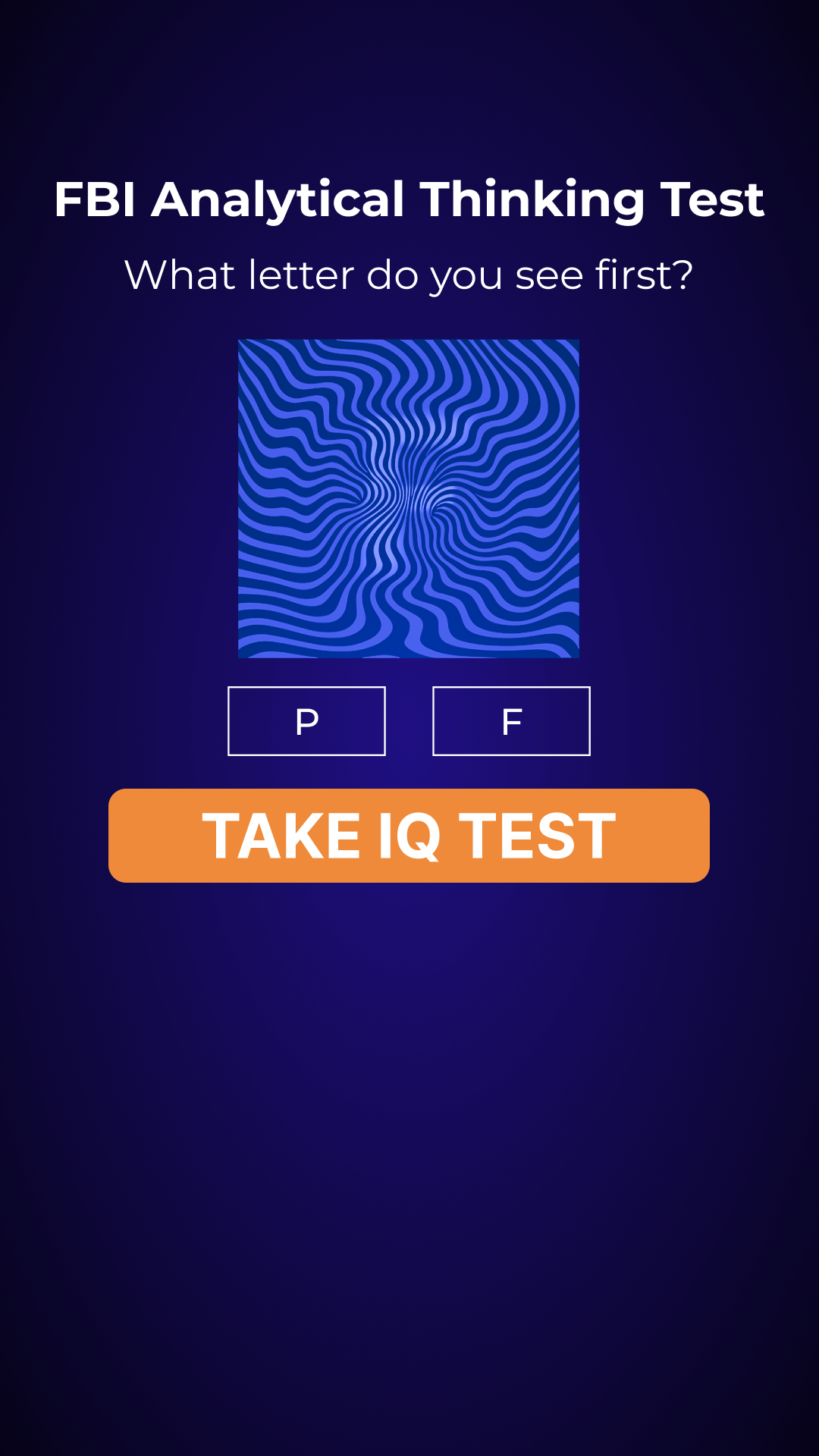 My IQ Facebook ad
