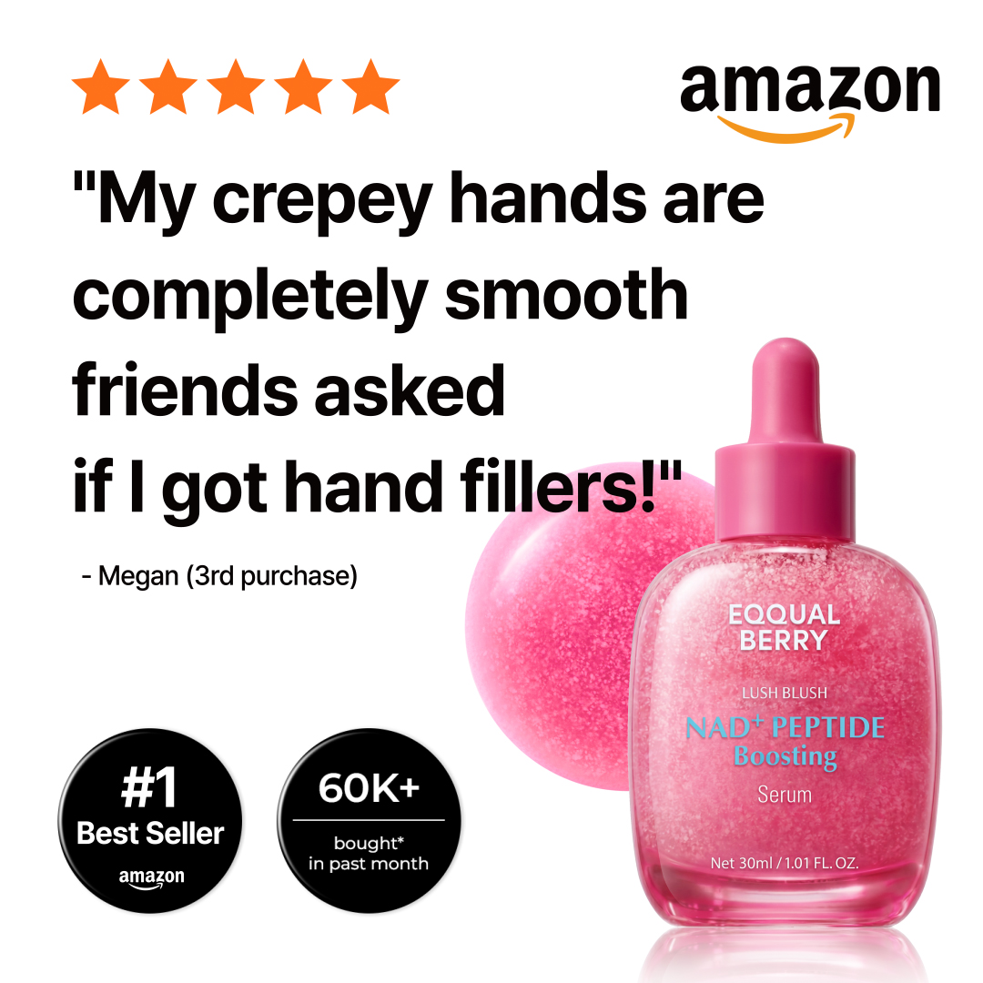 Eqqualberry-Global Facebook ad: [Amazon] NAD+ Peptide Serum for Face & Neck