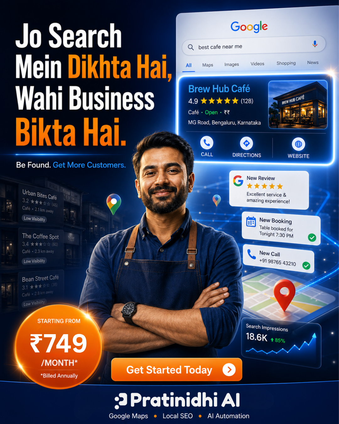 Pratinidhi AI Facebook ad from Jul 10, 2026