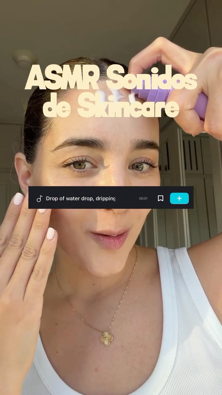 L'Oréal Paris Facebook ad: Te enseño los mejores sonidos de skincare para…