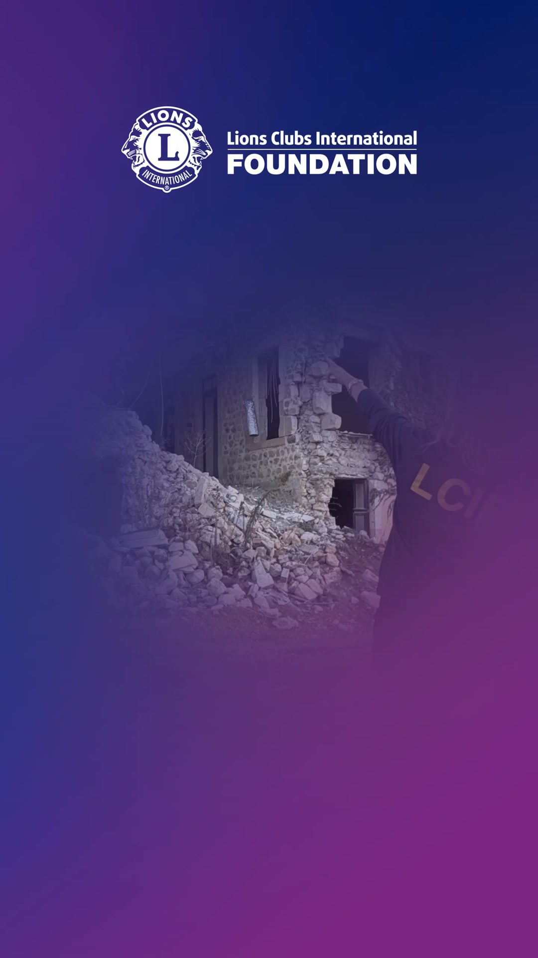 Lions Clubs International Foundation Facebook ad: You make it possible.