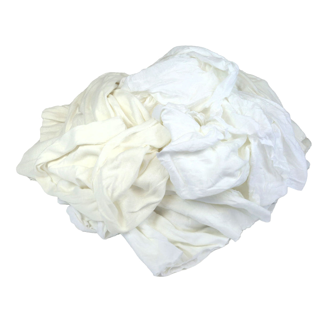 All Rags Facebook ad: Our variety of white techno cloths, white techno…
