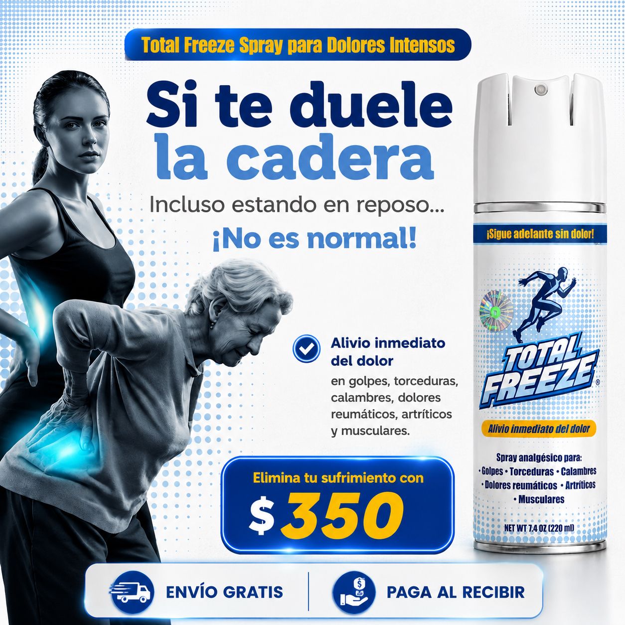 Total Freeze MX Facebook ad: Envío GRATIS