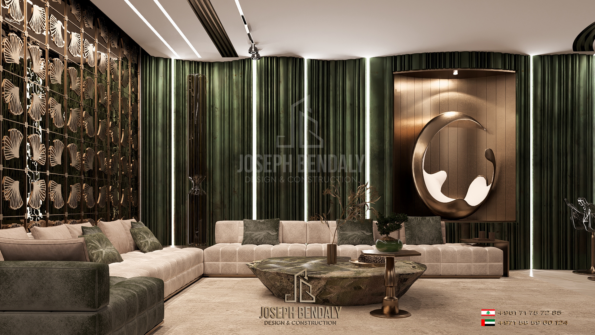 JB - Design & Construction Facebook ad: من الرخصة للمفتاح.