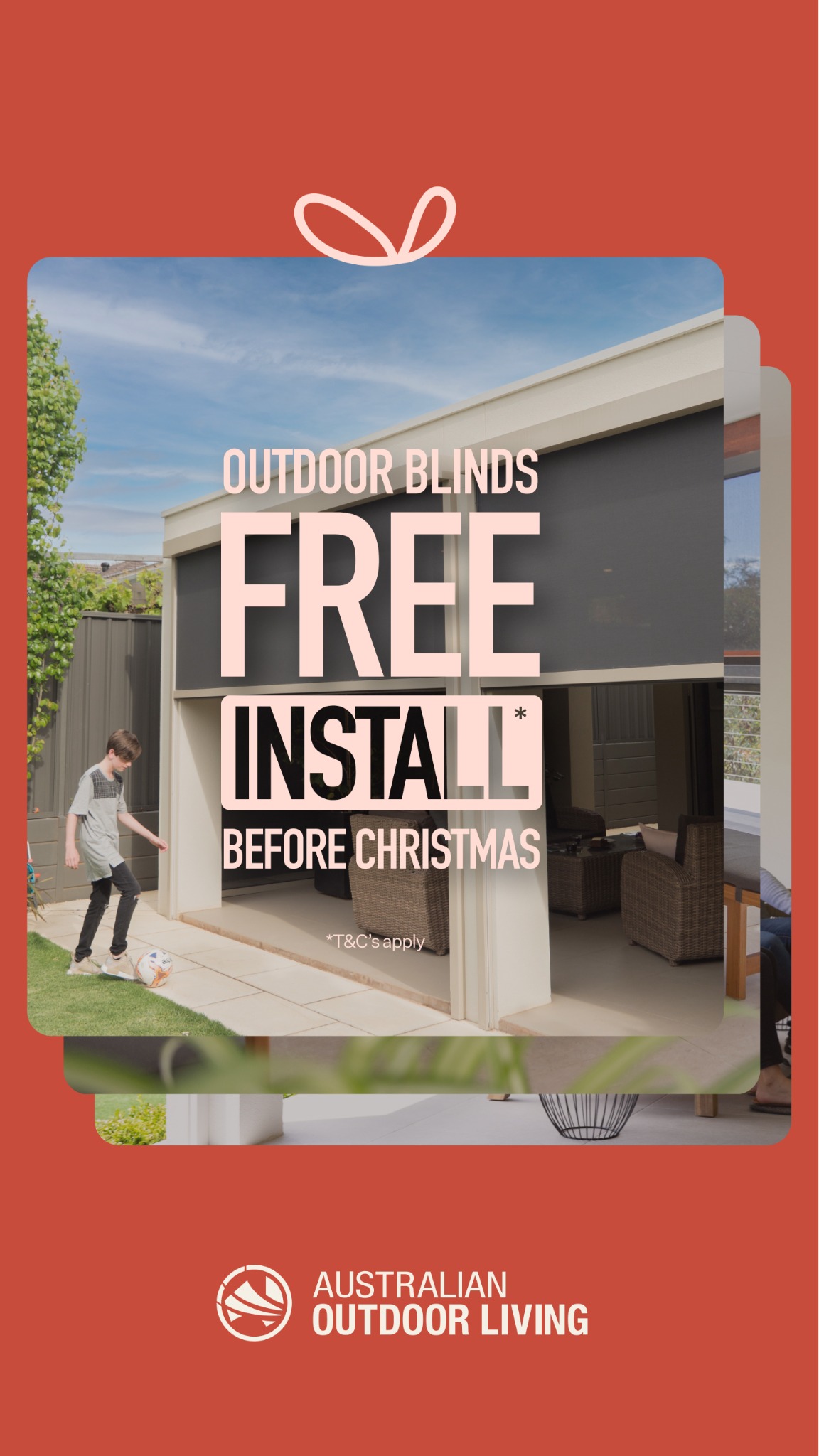Australian Outdoor Living Facebook ad: 4.3 From 3200+ Product Reviews