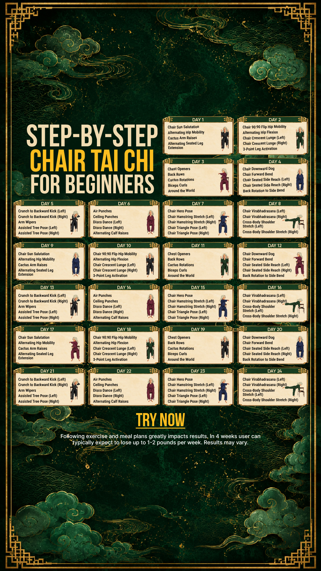 Agata Fitness Facebook ad: Start Chair Tai Chi