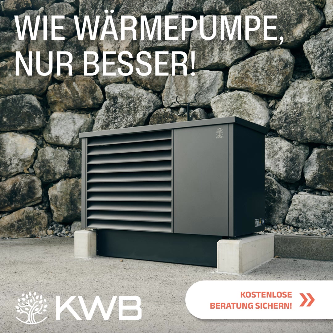 KWB Facebook ad: Wie Wärmepumpe, nur besser!