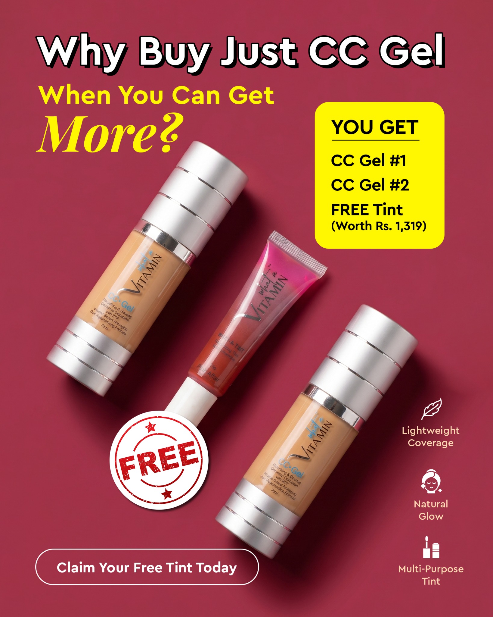 What-a-vitamin Facebook ad