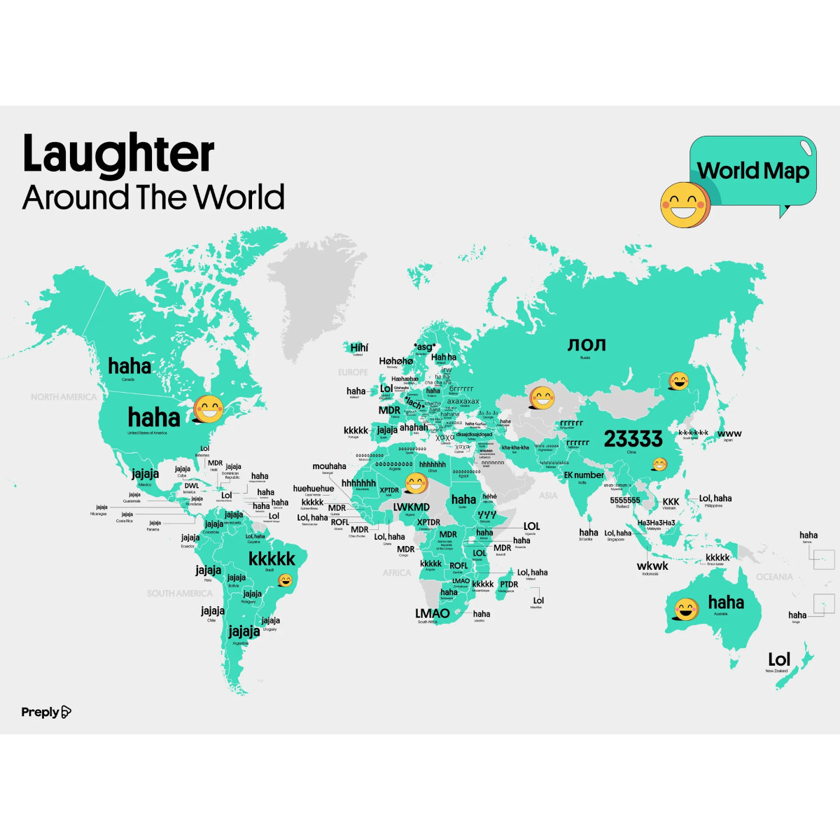 Data Insider Facebook ad: Expressing laughter around the world: This is how to laugh…