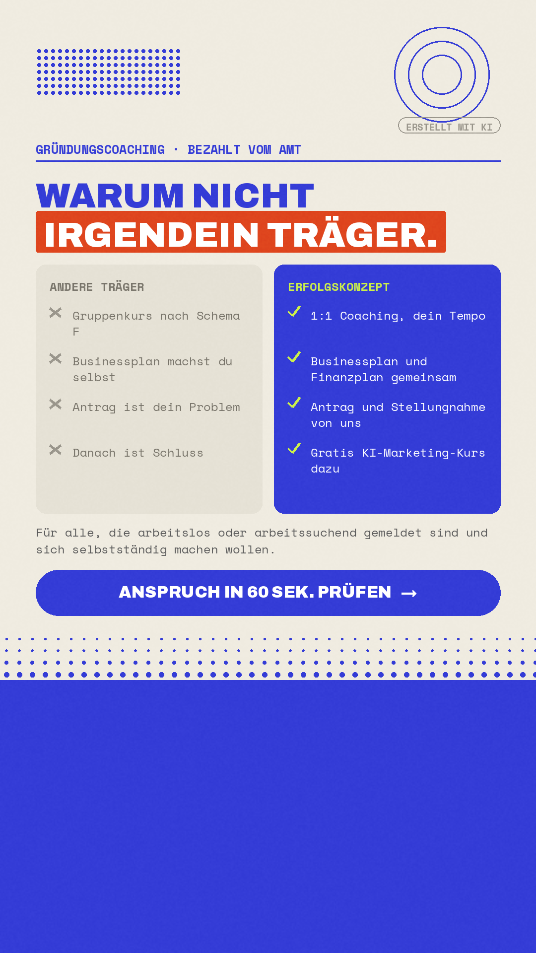 Imberti Consulting Facebook ad from Jul 31, 2026