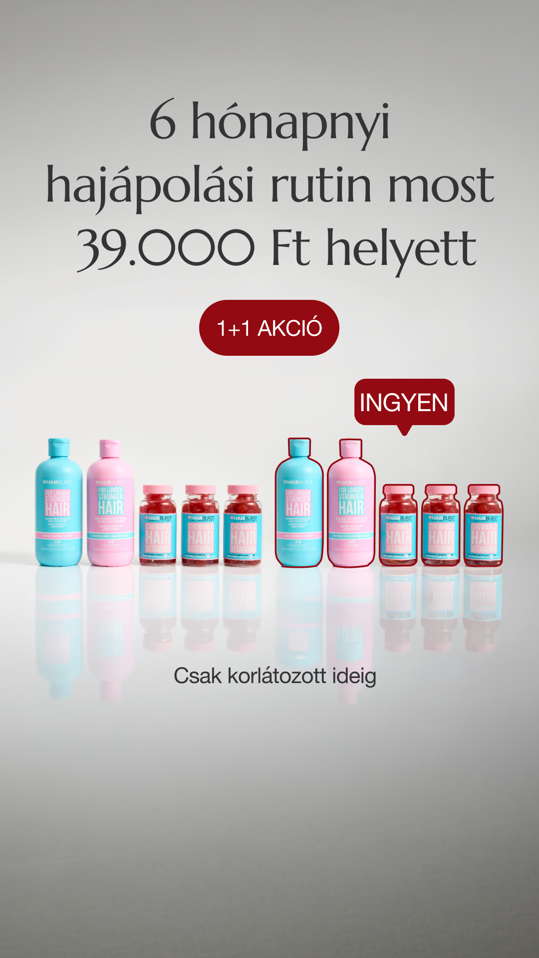 Hairburst Hungary Facebook ad