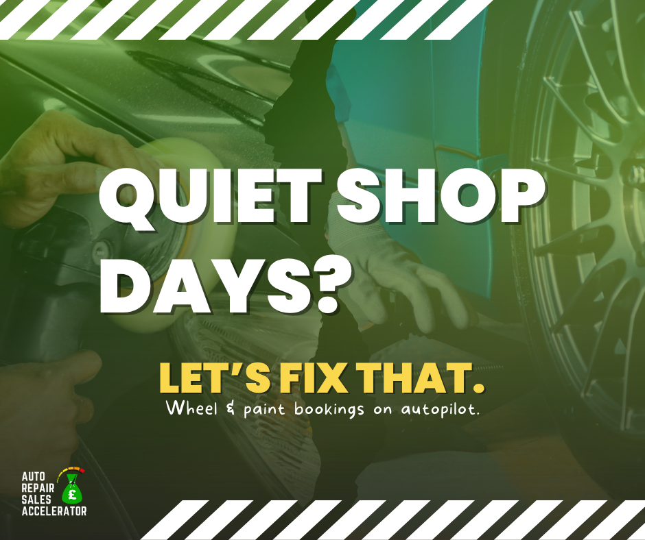 Auto Repair Sales Accelerator Facebook ad: Own a Bodywork Repair Business?
