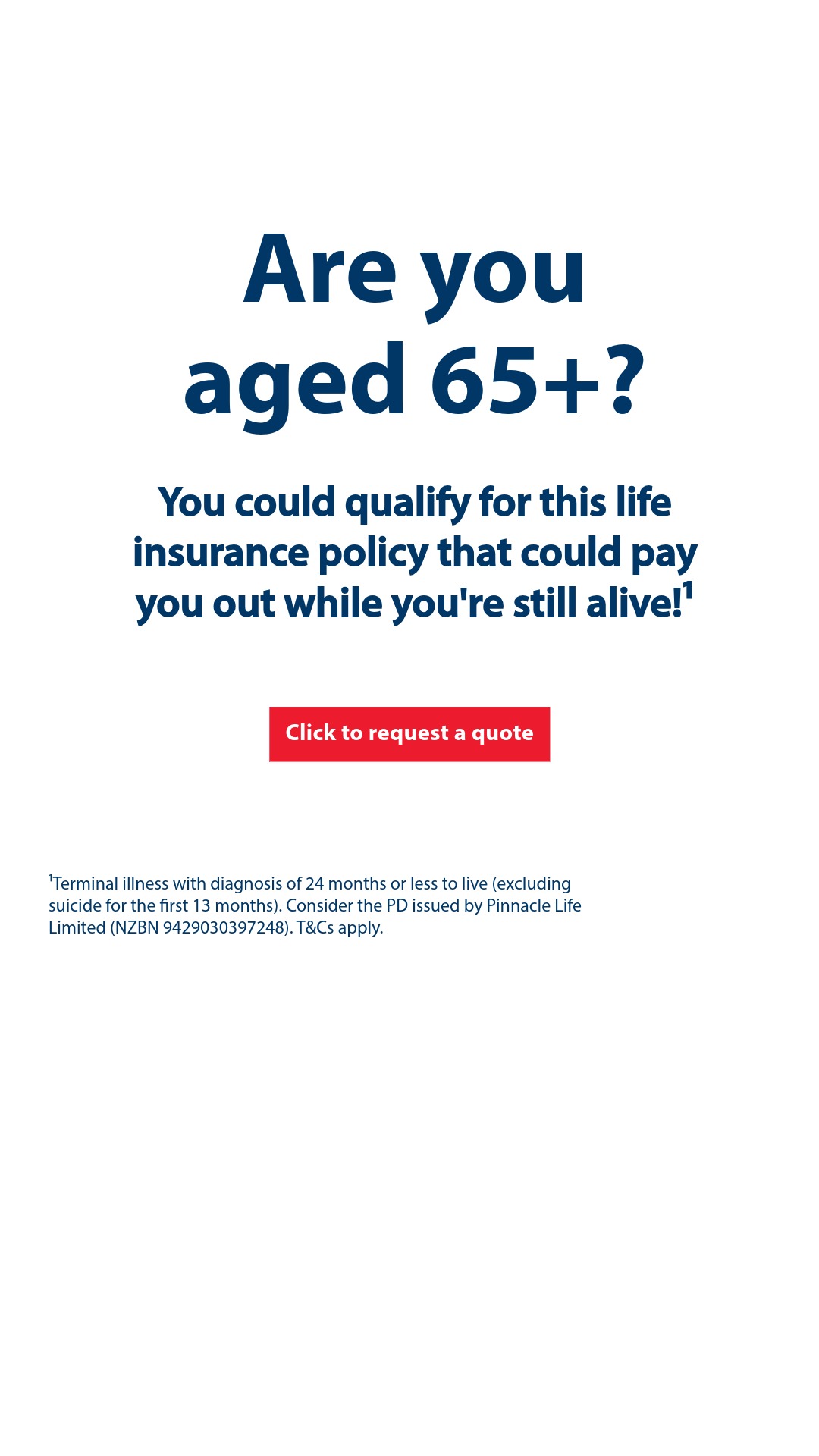 New Zealand Seniors Facebook ad