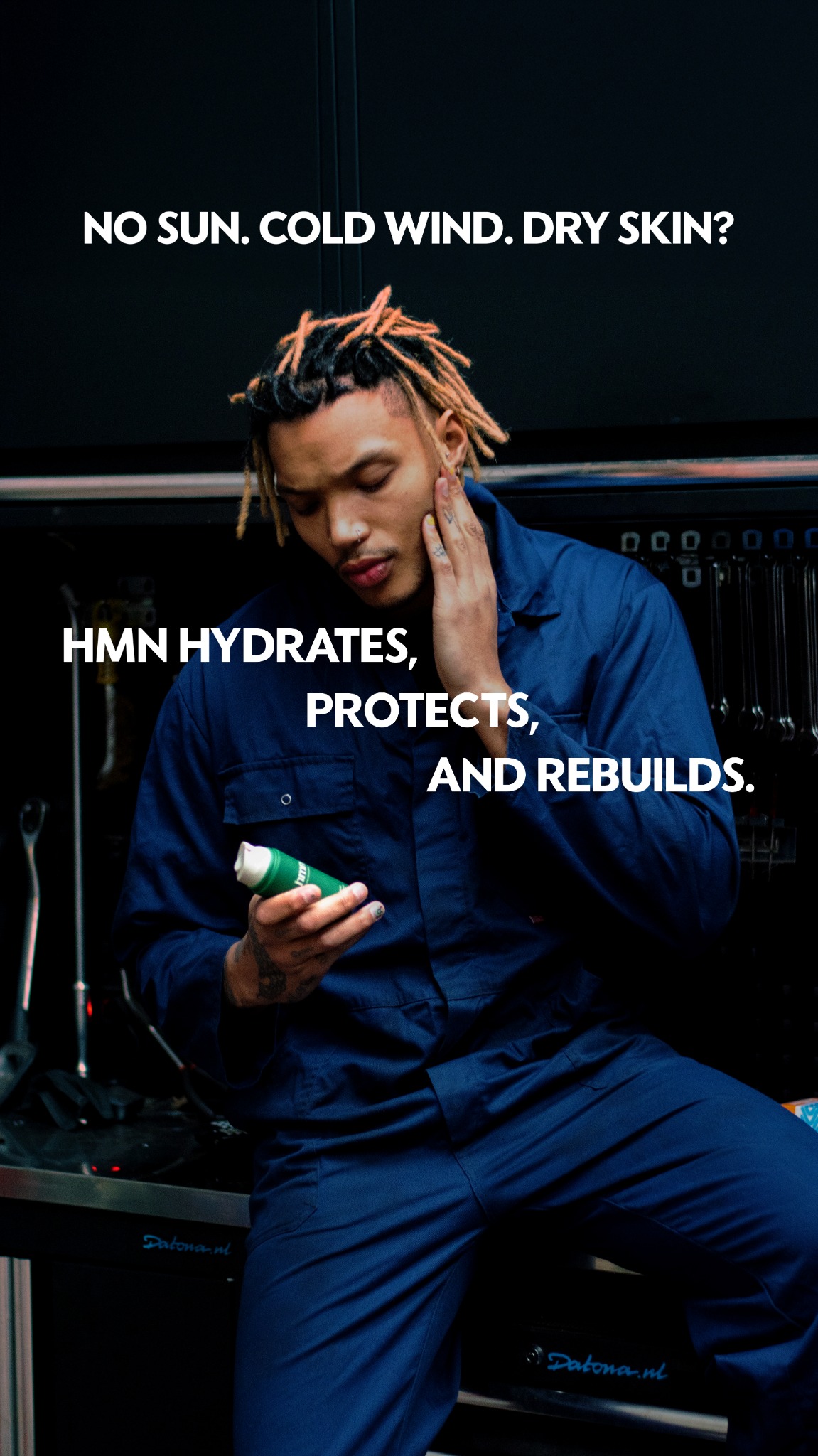 HMN Skincare Facebook ad