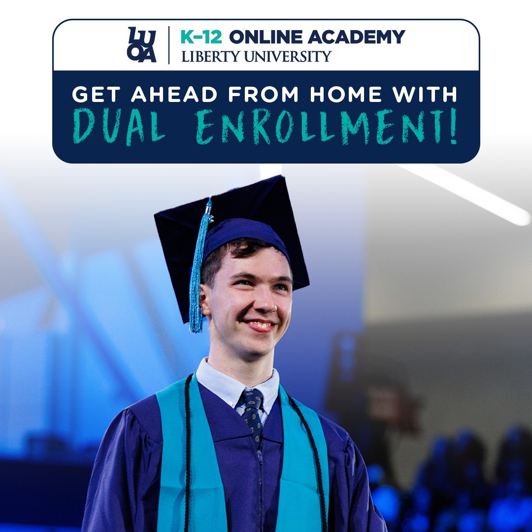 Liberty University Online Academy K-12 Facebook ad