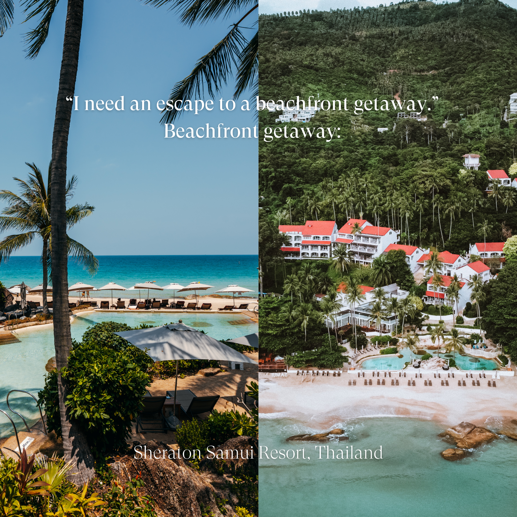Sheraton Samui Resort Facebook ad